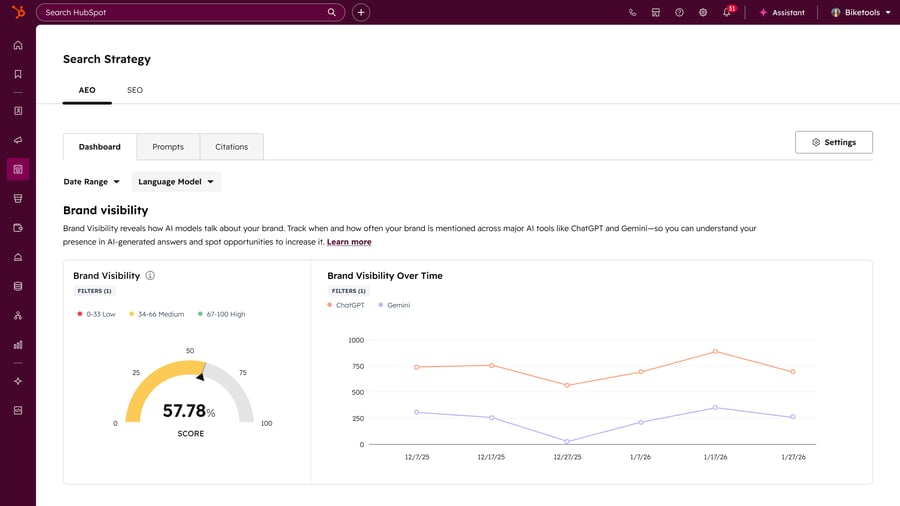 Diagram osi czasu pokazujący rolling 24h limit wysyłek w Sequences HubSpot - maile z wczoraj wieczora wciąż liczą się do porannego limitu