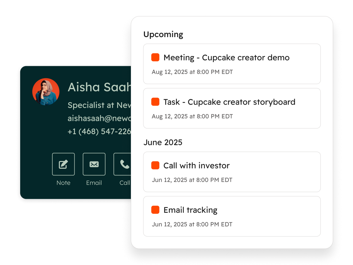 HubSpot Smart CRM - widok CRM